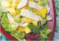 Салат из индейки и манго – рецепт приготовления салата из индейки и манго