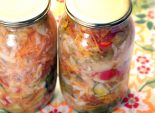 Салат на зиму «Аппетитный». Кулинарный рецепт с фото приготовления салата из огурцов, помидоров и капусты на зиму.