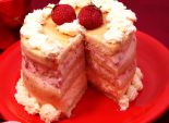 Тортик «Вкус любви». Пошаговый кулинарный рецепт с фотографиями приготовление торта с клубникой и маскарпоне.