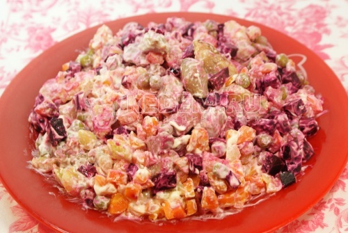 Салат из свеклы моркови картофеля