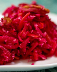 морковь и свёкла по-корейски