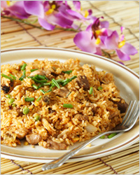 као фат – жареный рис с курицей