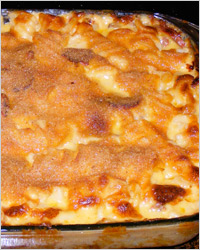 Запеканка с отварным мясом