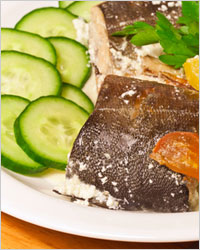 рыба с огурцами