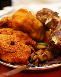 мясо на гриле