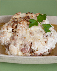  Цветная капуста, фаршированная мясом
