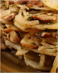 Картофель с грибами