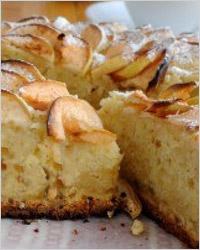 Пирог с яблоками и овсянкой
