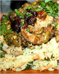 Плов с курицей в мультиварке