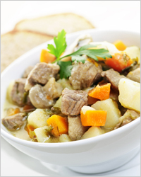 говядина с картошкой