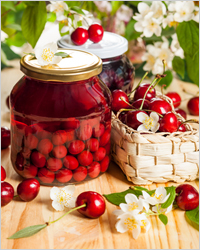 компот домашний из вишни