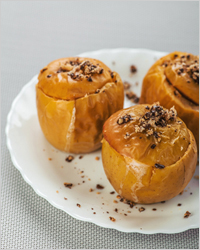 яблоки с карамелью