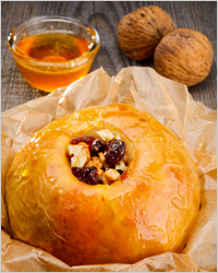 запеченные яблоки с медом
