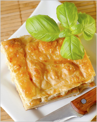 Пирог с курицей на кефире