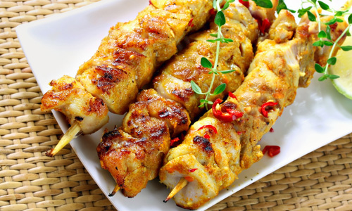 Вкусный шашлык из курицы