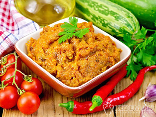 Кабачковая икра на зиму, классический рецепт