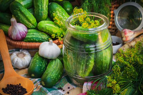Вкусные огурцы на зиму в литровых банках