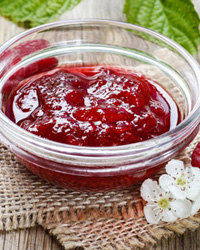 Варенье пятиминутка из малины с клубникой
