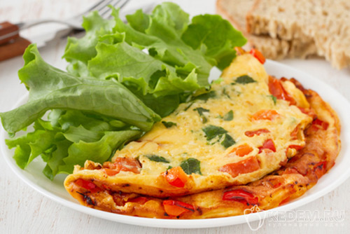 омлет с овощами	