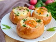 Яйца с сыром