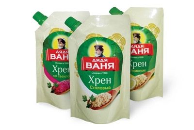 Хрен ТМ «Дядя Ваня» в новой упаковке