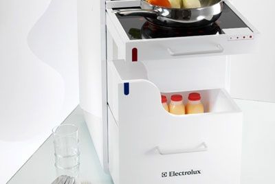 Вся кухня в одной тумбочке