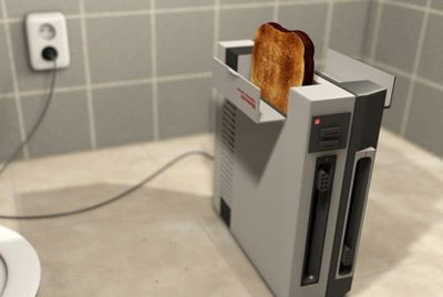 Тостер в виде игровой пристаки Nintendo