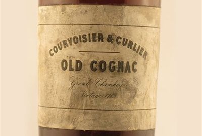 Коньяк Courvoisier 1789 года выставлен на продажу за 145000$