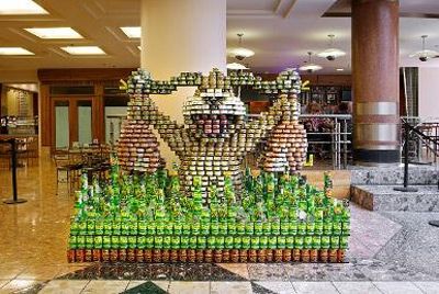 Скульптуры из консервов