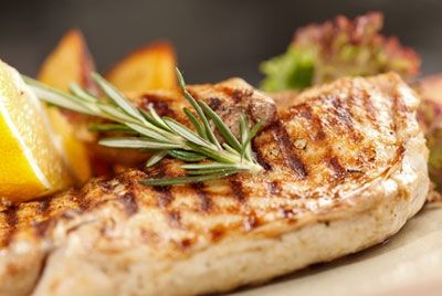 Ресторанное меню для кур