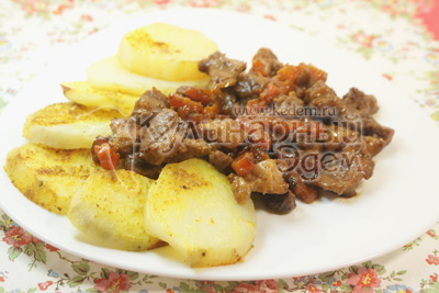 Мясо с курагой