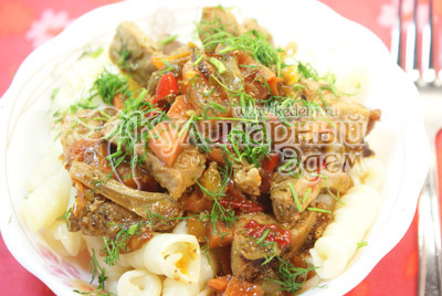 Мясо с овощами