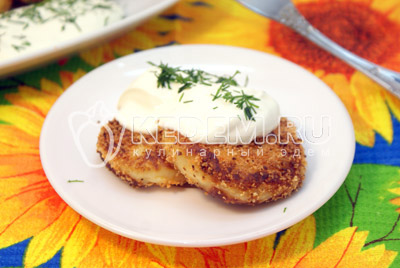 Картофельные котлеты с сыром