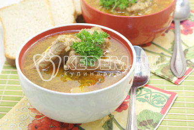 Ребрышки тушеные с овощами