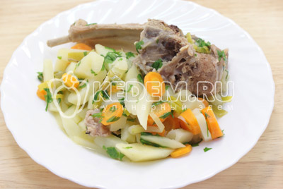 Баранина с картофелем