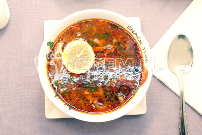 Мясная солянка