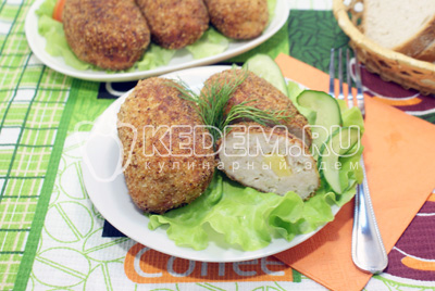 Куриные котлеты с сыром