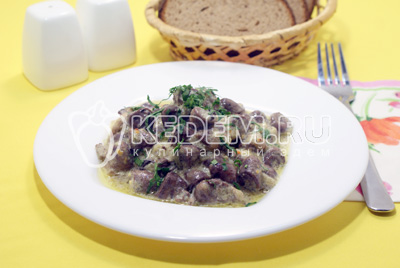 Сердечки куриные в мультиварке