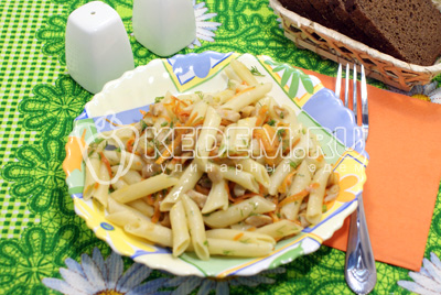 Макароны с грибами шампиньонами