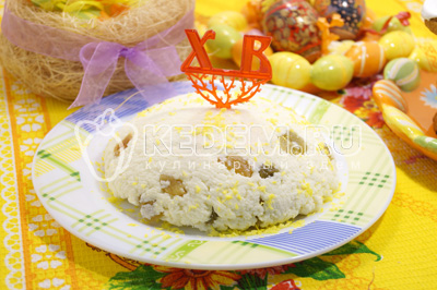 Сырная пасха с изюмом
