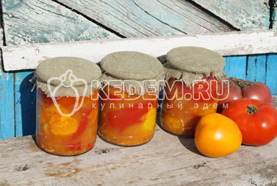 Закуска из болгарского перца на зиму