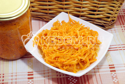 Морковь по-корейски на зиму готова