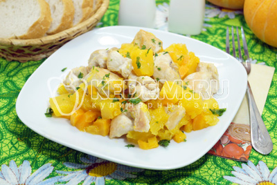 Курица с тыквой «Вкус осени»