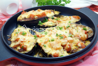 Баклажаны с сыром в духовке
