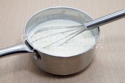 Снять с огня.