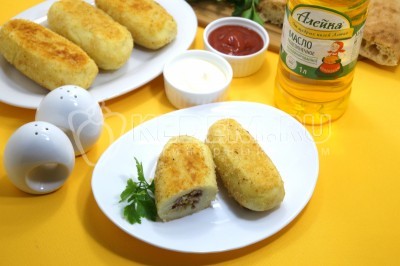 Картофельные зразы с фаршем