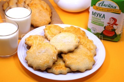 Молочные коржики из детства