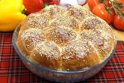 Булочки с кунжутом