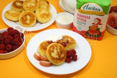 Манные биточки