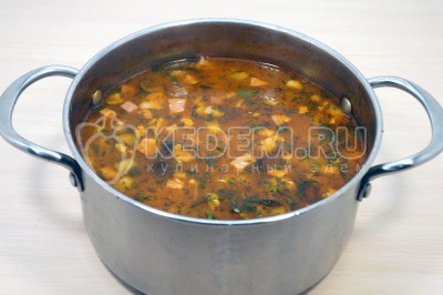  Дать настояться 10-12 минут.